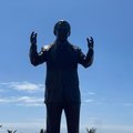 WATCH Ramaphosa unveils Tambo, Mandela statues in Durban as DA pickets
