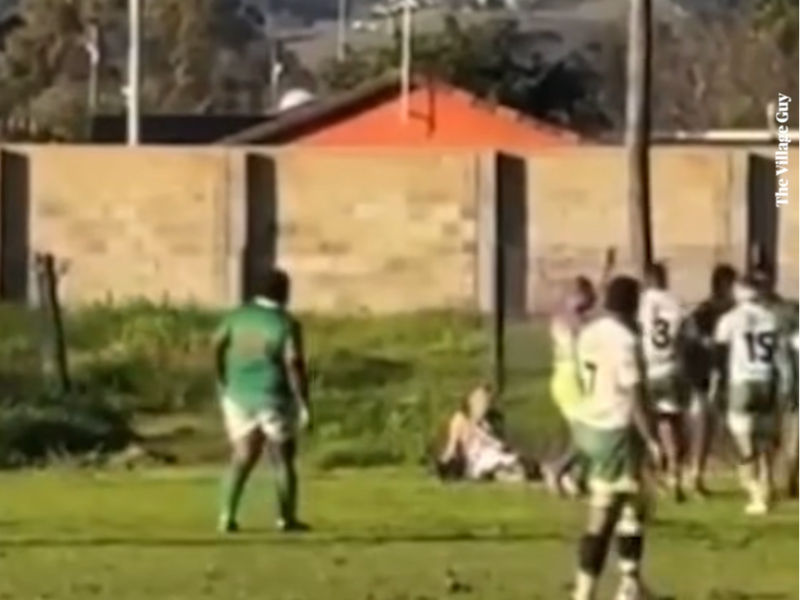 WATCH: Shocking moment as rugny player slaps referee