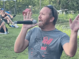 WHITE MAN PERFORMING Nkalakatha