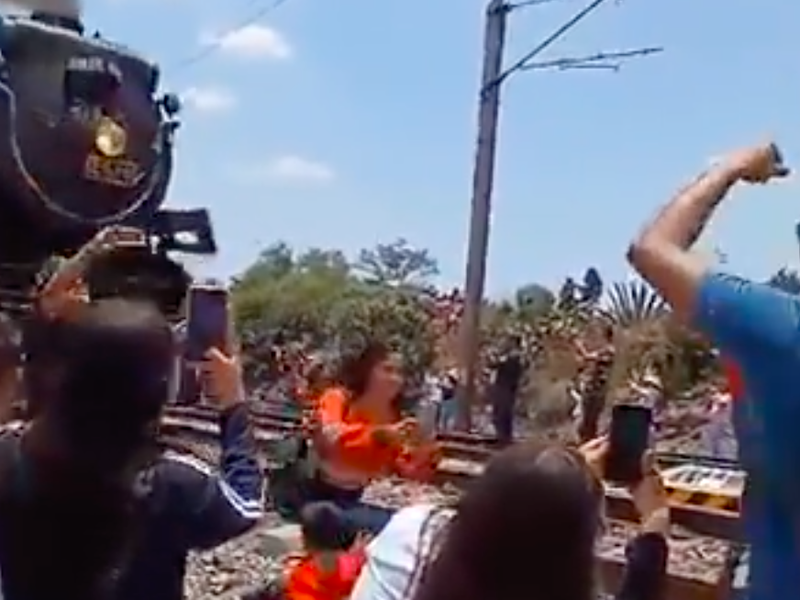 WOMAN KILLED BY TRAIN