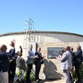 KZN Premier Thami Ntuli and King Cetshwayo District Mayor Sikhumbuzo Dlamini officially open the KwaHlokohloko Water Scheme in uMlalazi