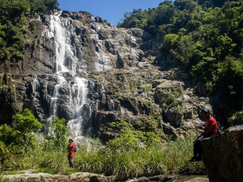 Waterfall at the KwaNdwalane Adventure Experience