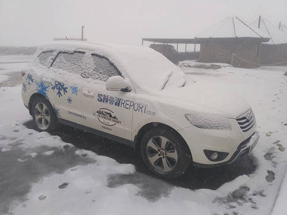 Snow on Sani Pass