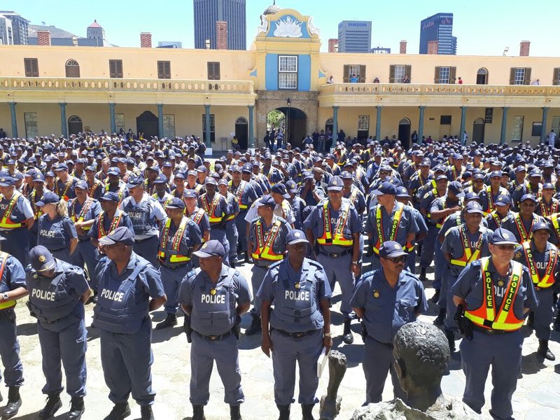Police in Cape Town SONA 2017
