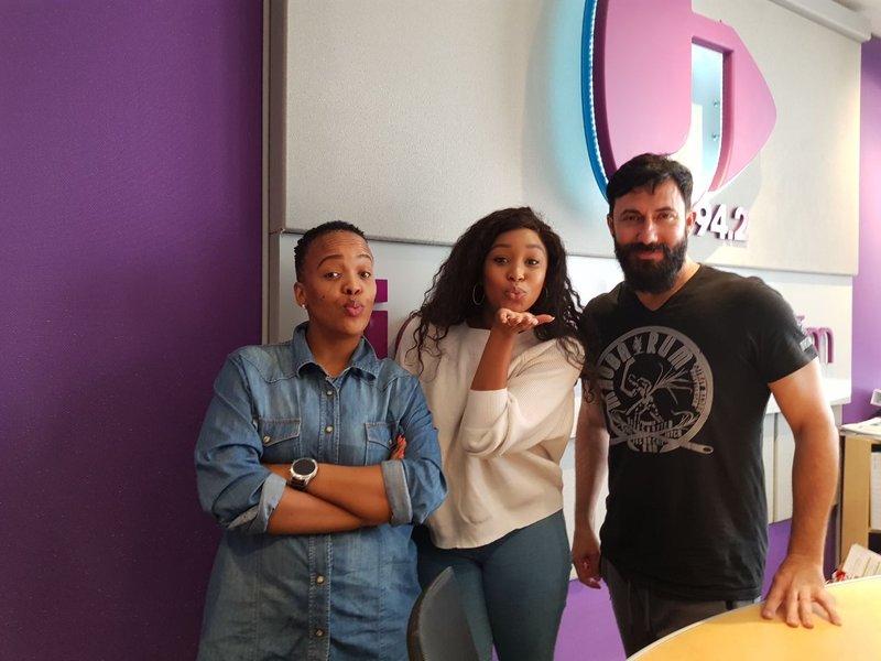 martin and tumi on minnie dlamini image studio