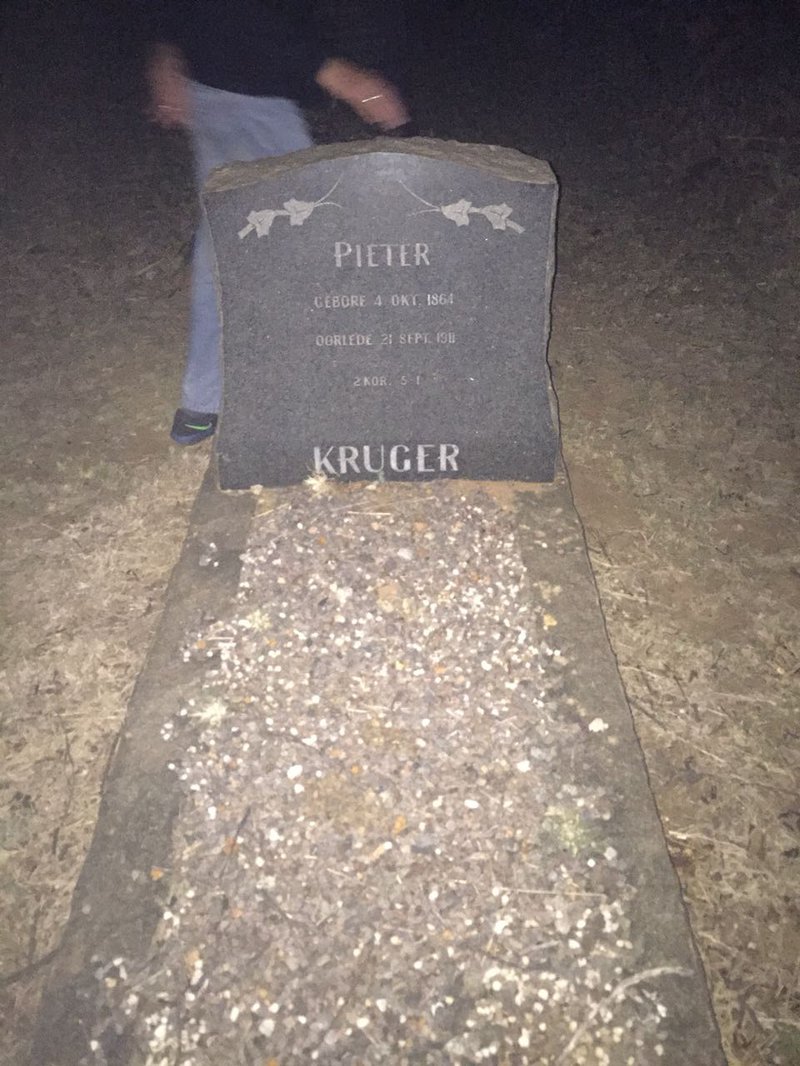 pieter kruger grave