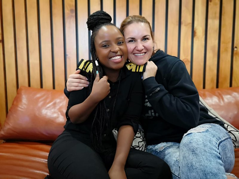 Keri Miller and Londy Ngcobo