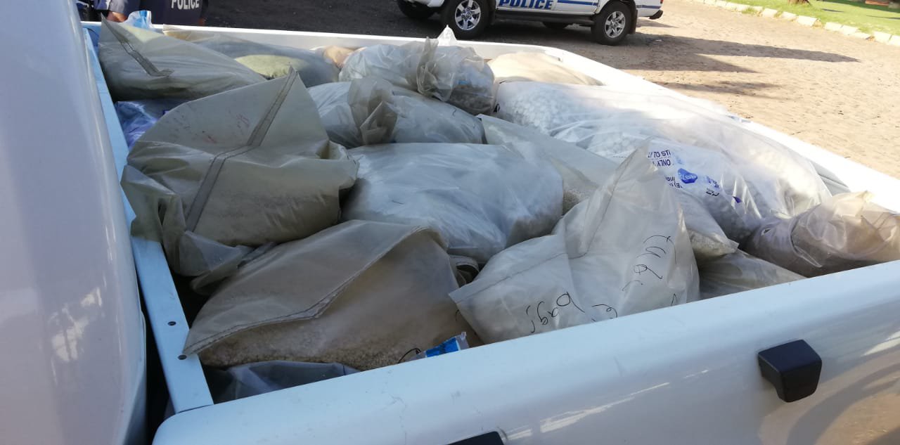 Drug bust in Braamfischerville,Soweto