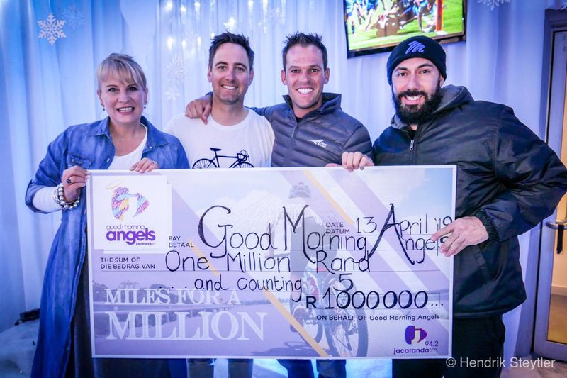 The #MilesForAMillion team have raised more than a million!