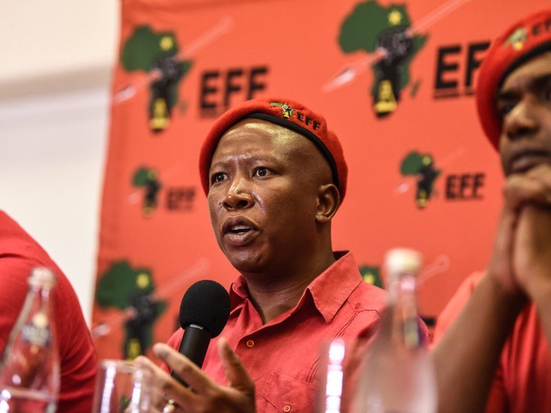 EFF leader Juluis malema at nasrec 20191121