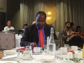 Tito Mboweni at breakfast seminar