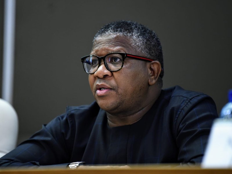 Transport Minister Mbalula