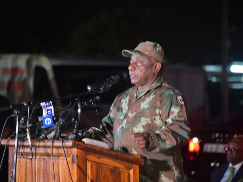 Cyril Ramaphosa SANDF