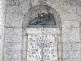 Cecil Rhodes defaced statue