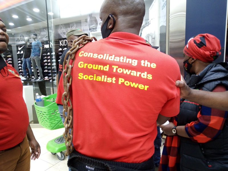 Clicks EFF protest