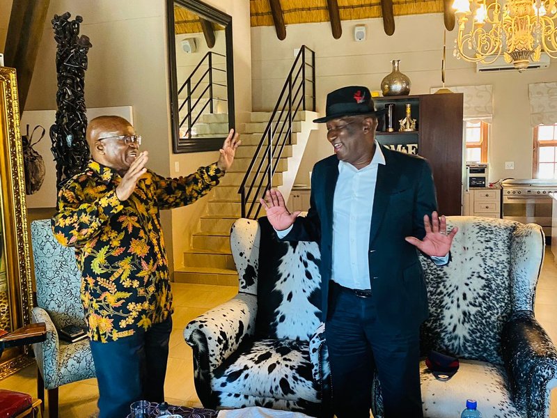 Bheki Cele visits Jacob Zuma in Nkandla