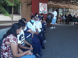 Healthcare workers at Bara