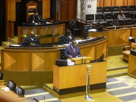 Tito Mboweni in National Assembly