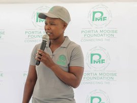 Former Banyana star Modise launches foundation, vows to help women in football