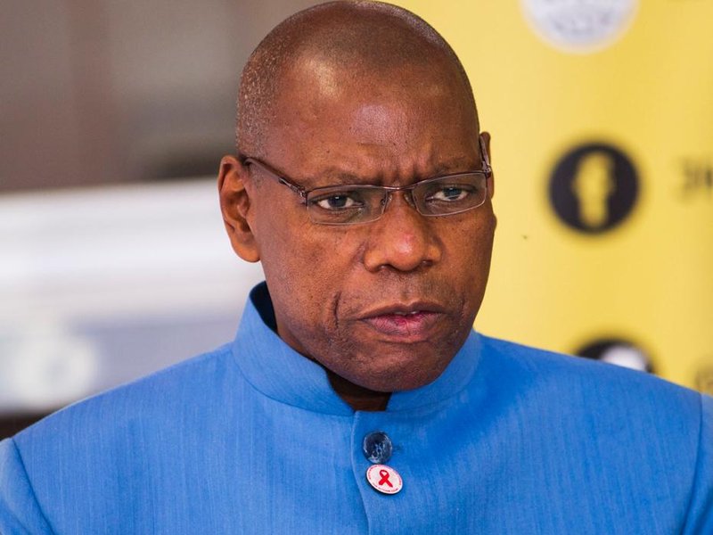 Zweli Mkhize at Charlotte Maxeke Hospital