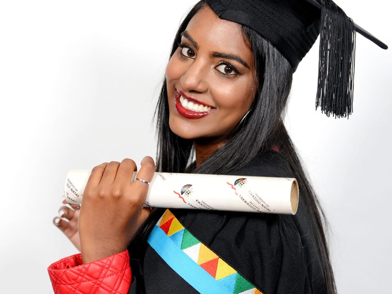 Durbanite graduates Cum laude after getting 16% in Mathematics!