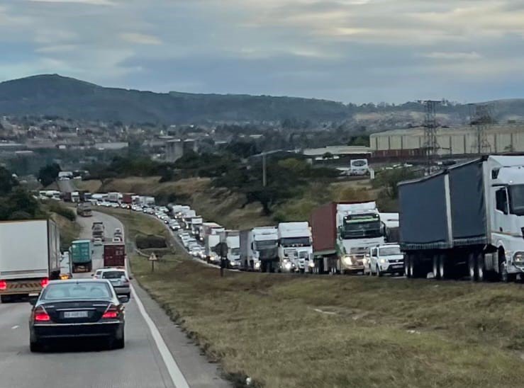 11-hour traffic jam in Ashburton 1