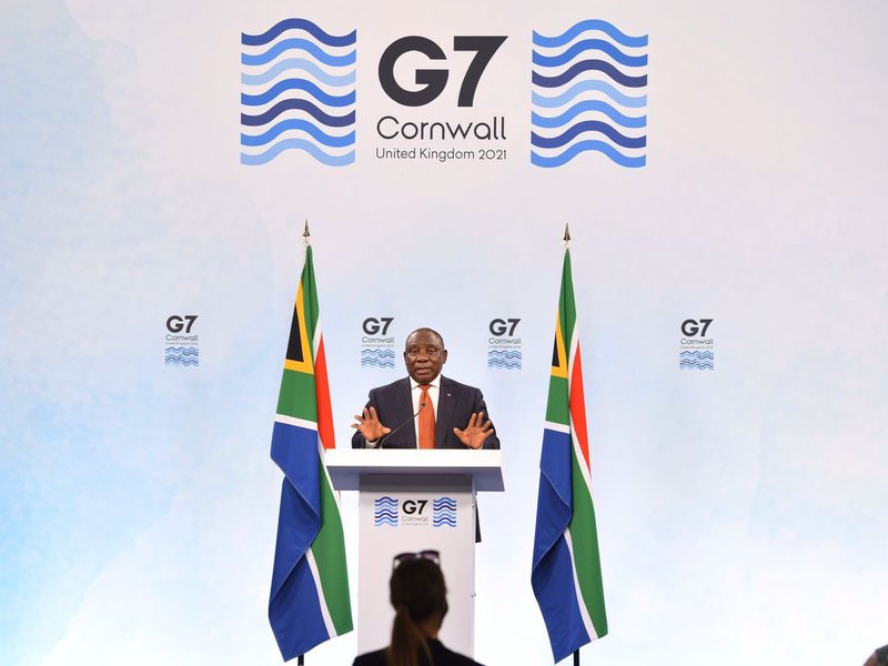 G7 summit Ramaphosa