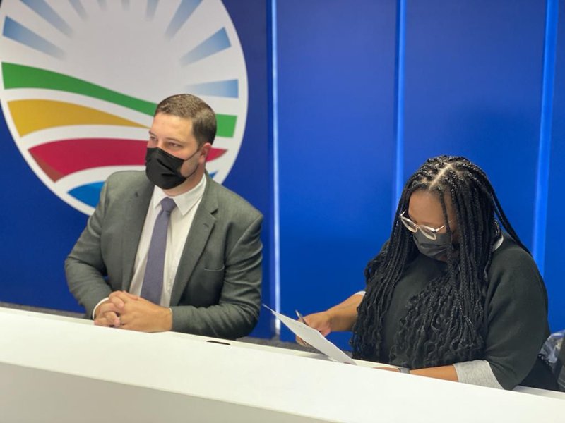 Siviwe Gwarube and Geordin Hill-Lewis
