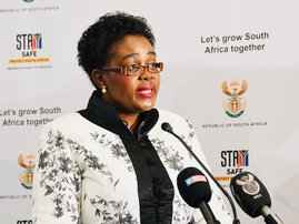 Acting Health Minister Mmamaloko Kubayi-Ngubane