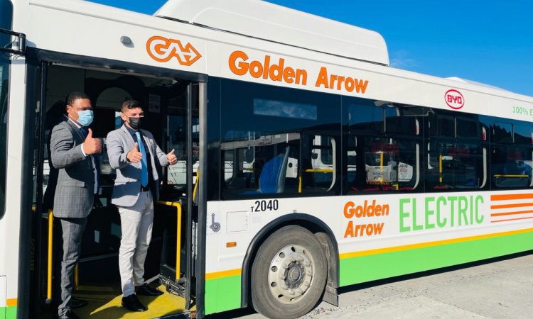 Golden Arrow launches South Africa’s first electric bus