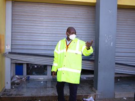 David Makhura at Ndofaya Mall Meadowlands