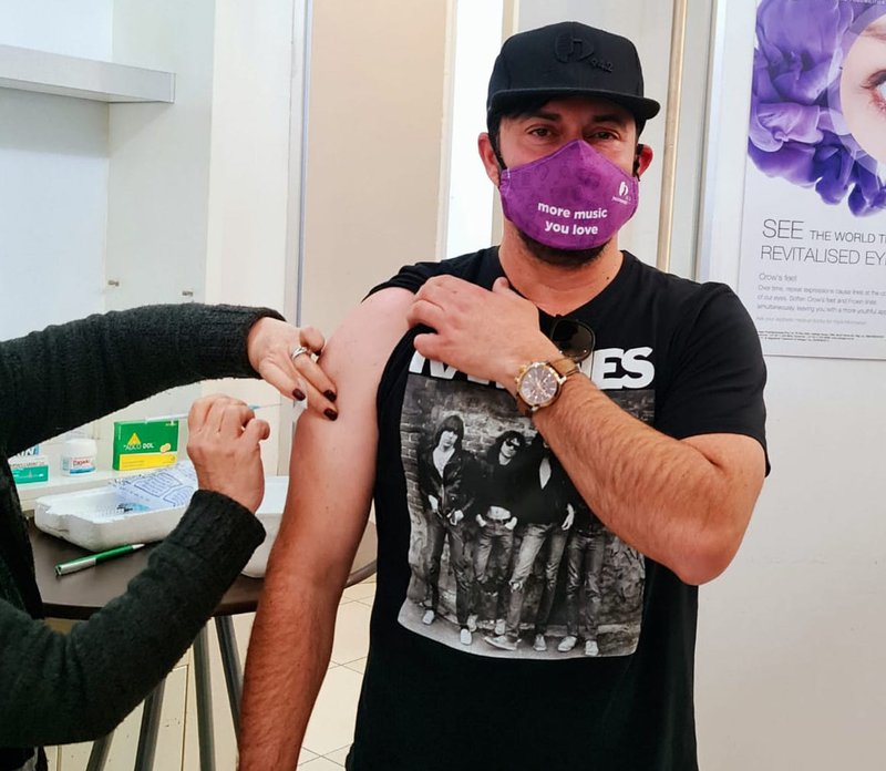 Martin Bester vaccinated