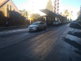 Icy roads disrupts traffic in Joburg