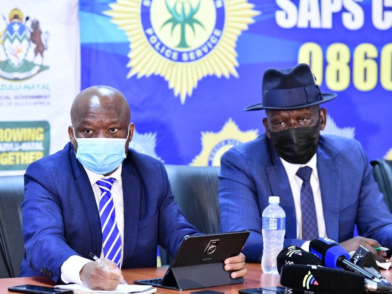 Bheki Cele Sihle Zikalala Phoenix