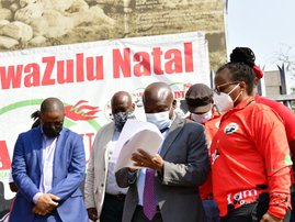 KZN SADTU Secretary Nomarashiya Caluza  Sihle Zikalala