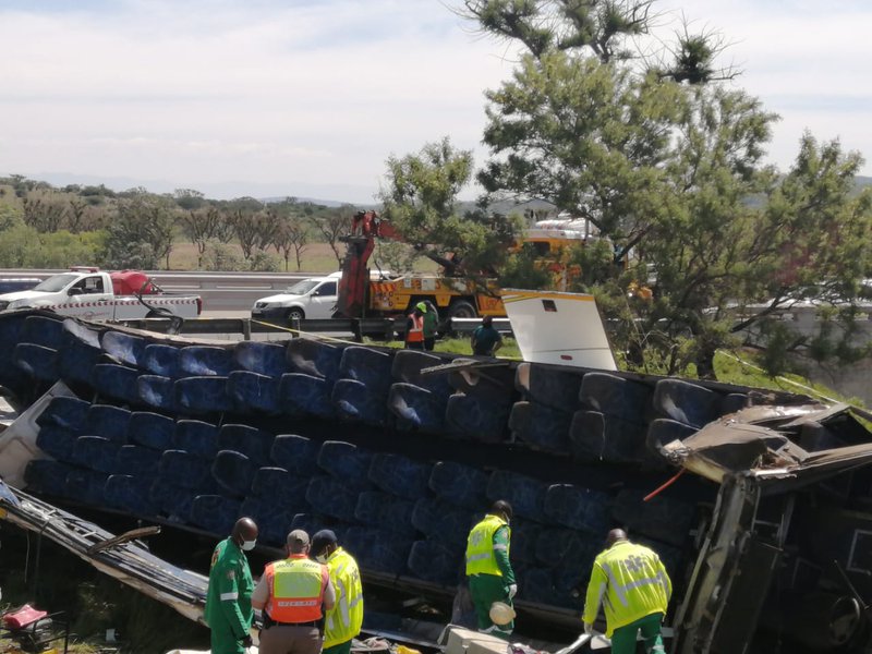 Baby among 9 killed in bus crash near Tugela River