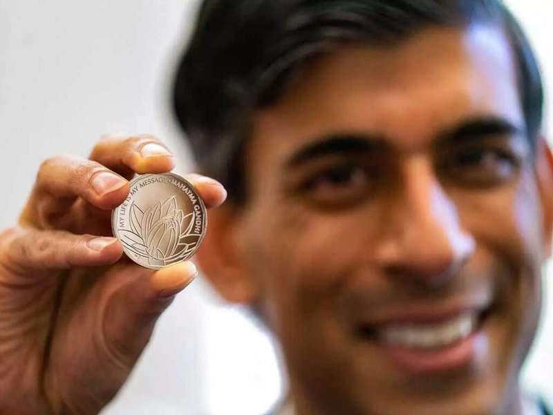 UK unveils Gandhi coin to mark Diwali