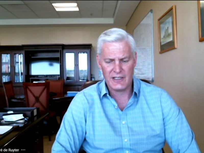 CEO André de Ruyter 12 November Eskom