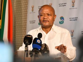 Senzo Mchunu Water and Sanitation media briefing PTA November 2021