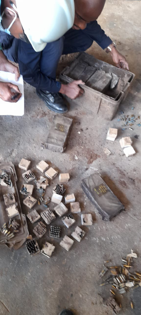 Rounds of live ammunition discovered buried on a Limpopo farm