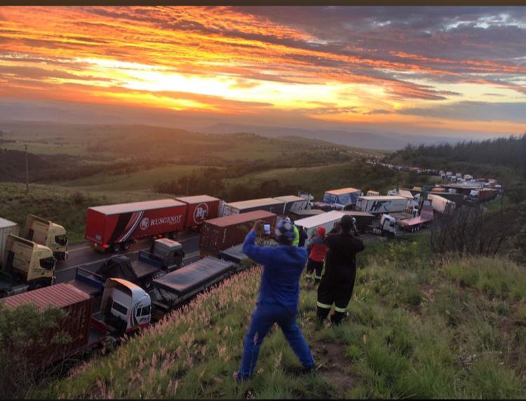 Trucks on N3