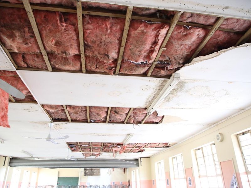 KZN school flood damage supplied
