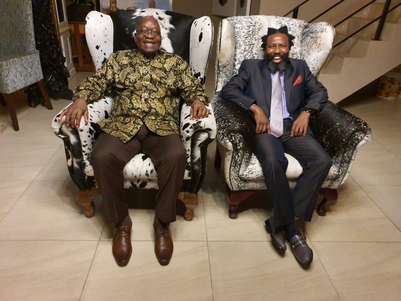 Buyelekhaya Dalindyebo and Jacob Zuma