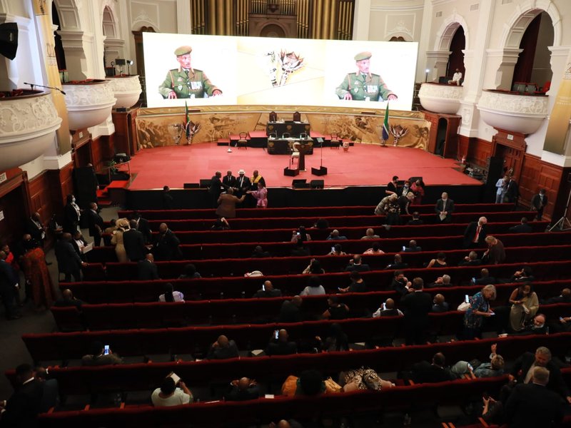 SONA 2022 at Cape Town city hall February 2022