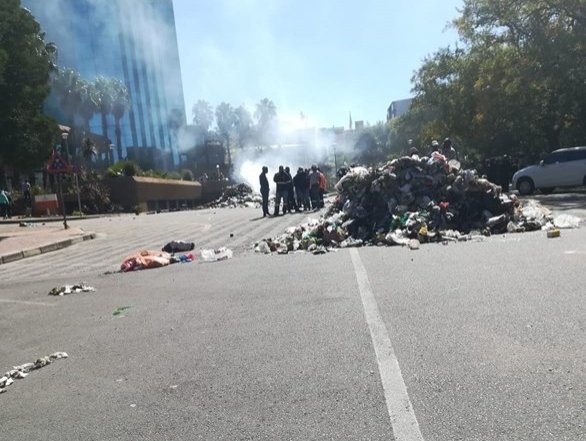 Chaotic protests erupt at embattled Mangaung Metro