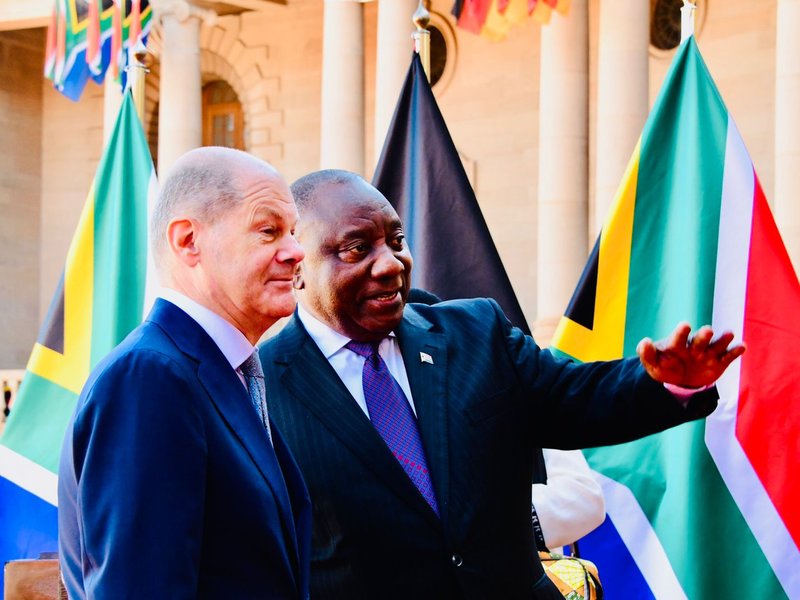 Russia-Ukraine war takes centre stage during Ramaphosa, Scholz discussions