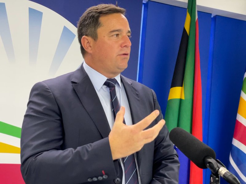 DA leader John Steenhuisen