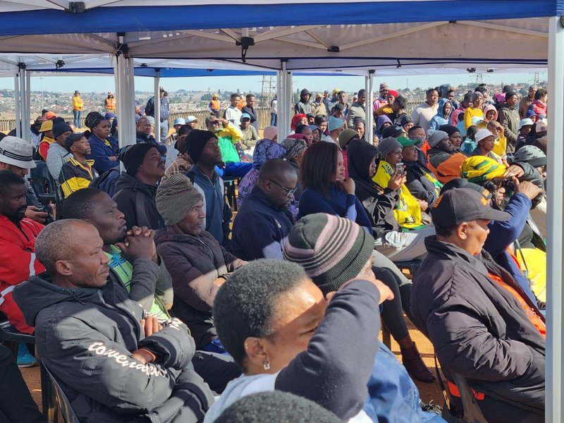 Soweto residents Nomzamo Park