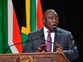 President Cyril Ramaphosa at presidential social sector summit