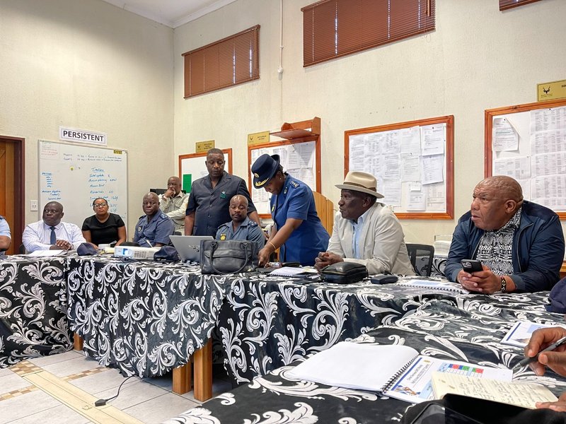 Police Minister Bheki Cele in Mpumalanga